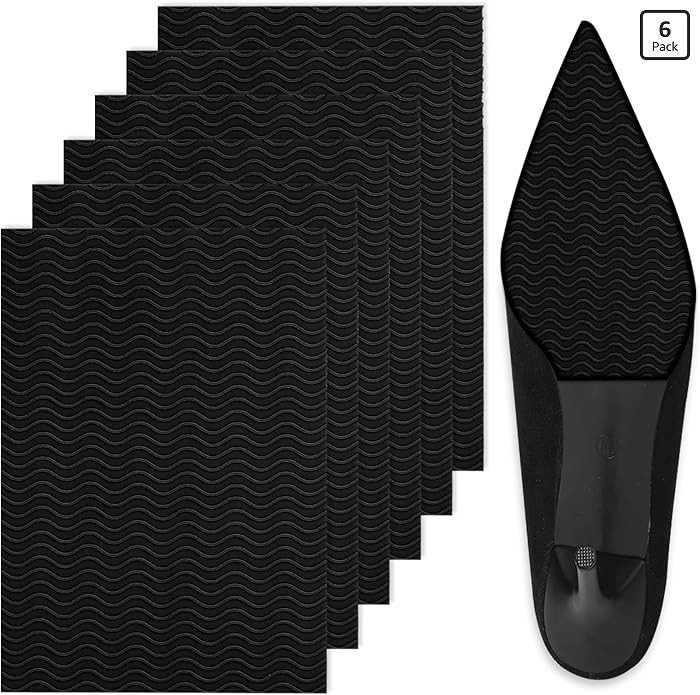 6 Pack Shoe Sole Protector - Self-Adhesive Anti-Slip Grips for High Heels & Boots | Shoes Non-Sli... | Amazon (US)