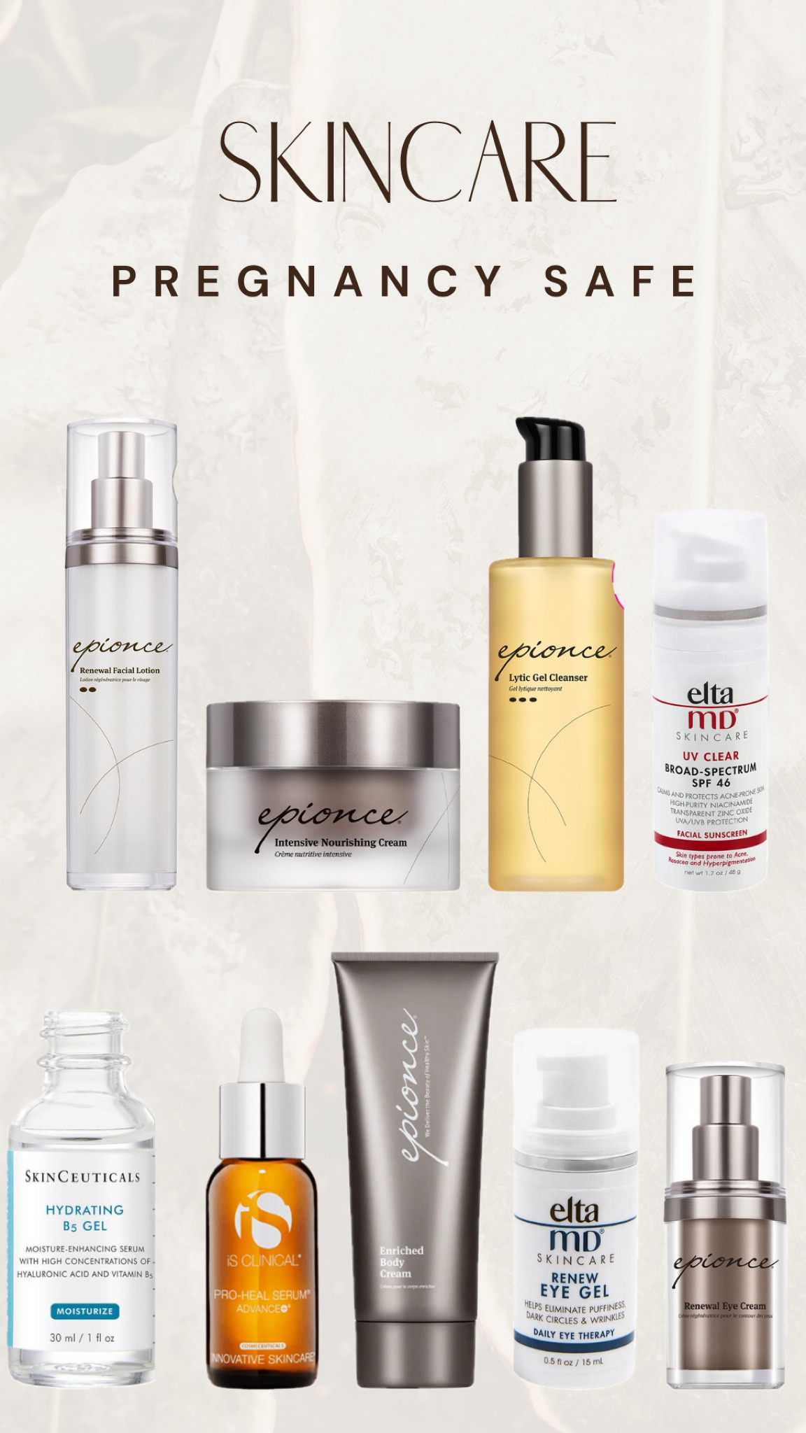 I receive numerous inquiries about skincare, particularly regarding pregnancy-safe medical-grade products! Here are some of my personal favorite products from my medspa that I used during my pregnancy.

#LTKbaby #LTKbeauty #LTKbump
