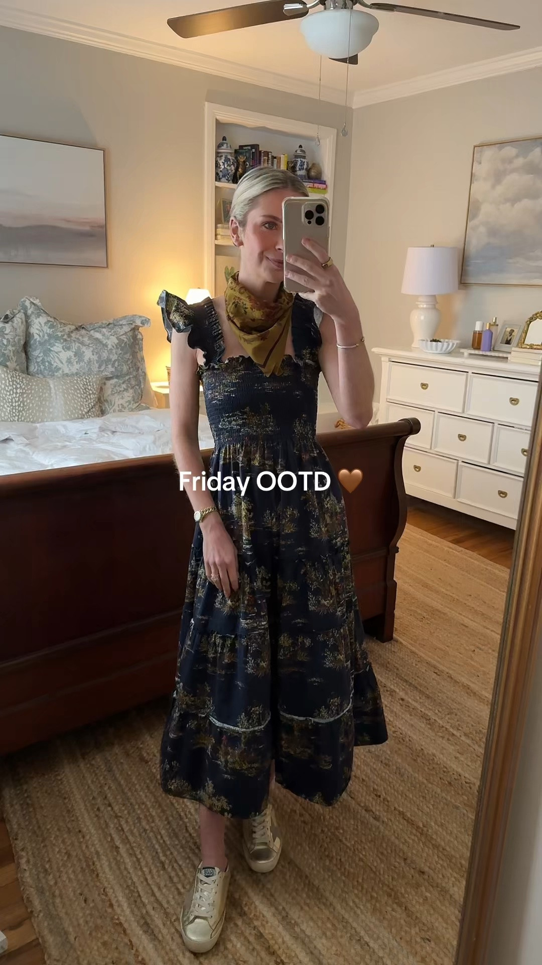 Not 100 degrees today so that means slowly starting to dress for fall! 🙌🏻 🍂 This Hill House print is an all-time favorite 🤎🤎🤎

#LTKSeasonal #LTKgrwm #LTKootd