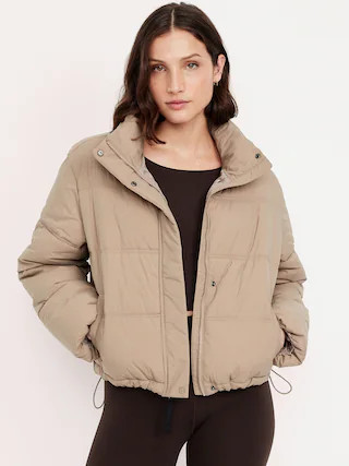 Water-Resistant Nylon Puffer Jacket | Old Navy (CA)