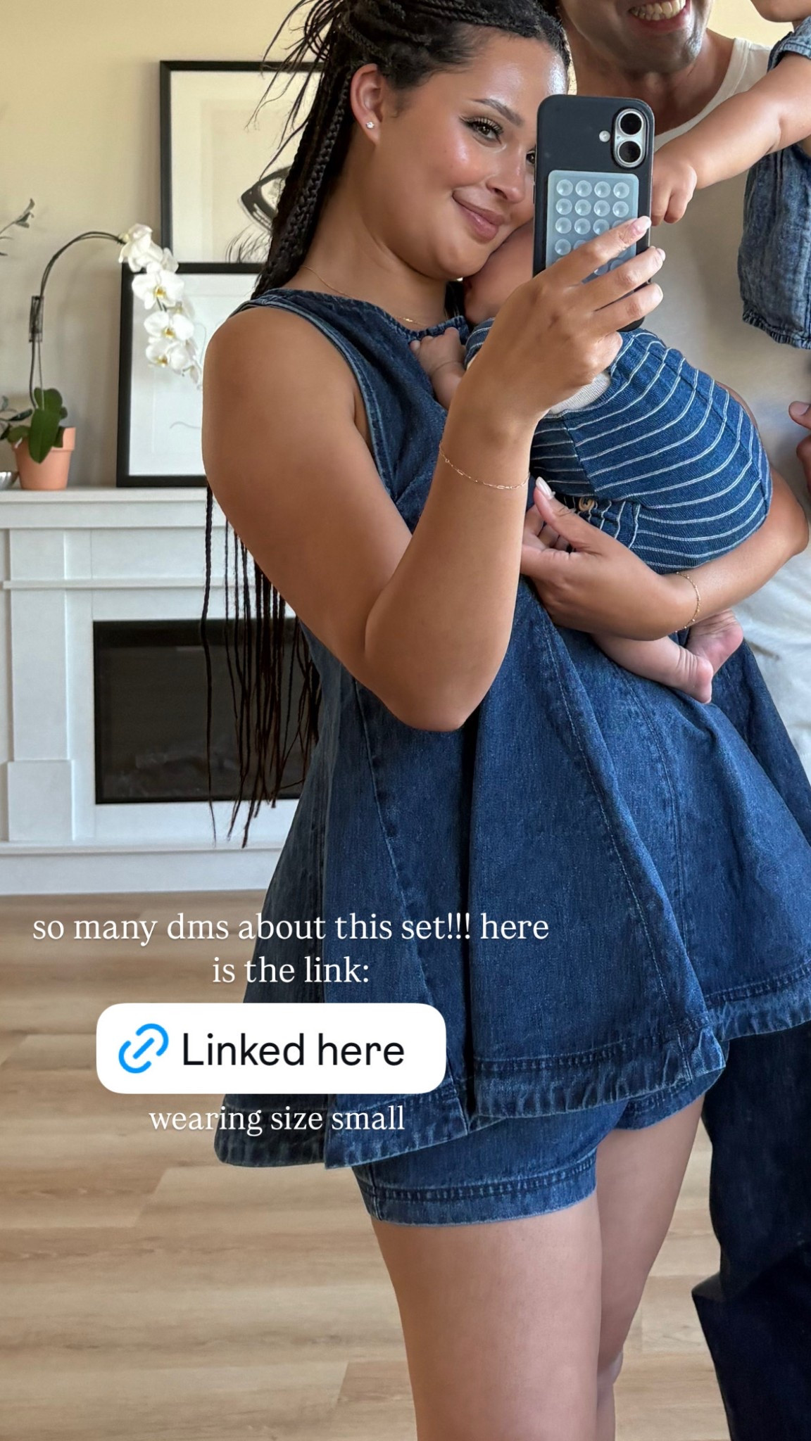 denim set perfect for postpartum from free people!! I love how confident this makes me feel when I wear it 🫶🏽

#LTKBaby #LTKSummerEdit #LTKStyleTip