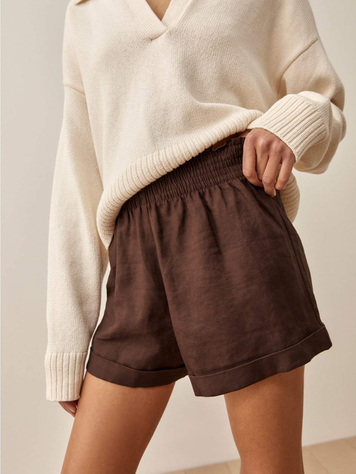 Nashville Linen Short | Reformation (Global)