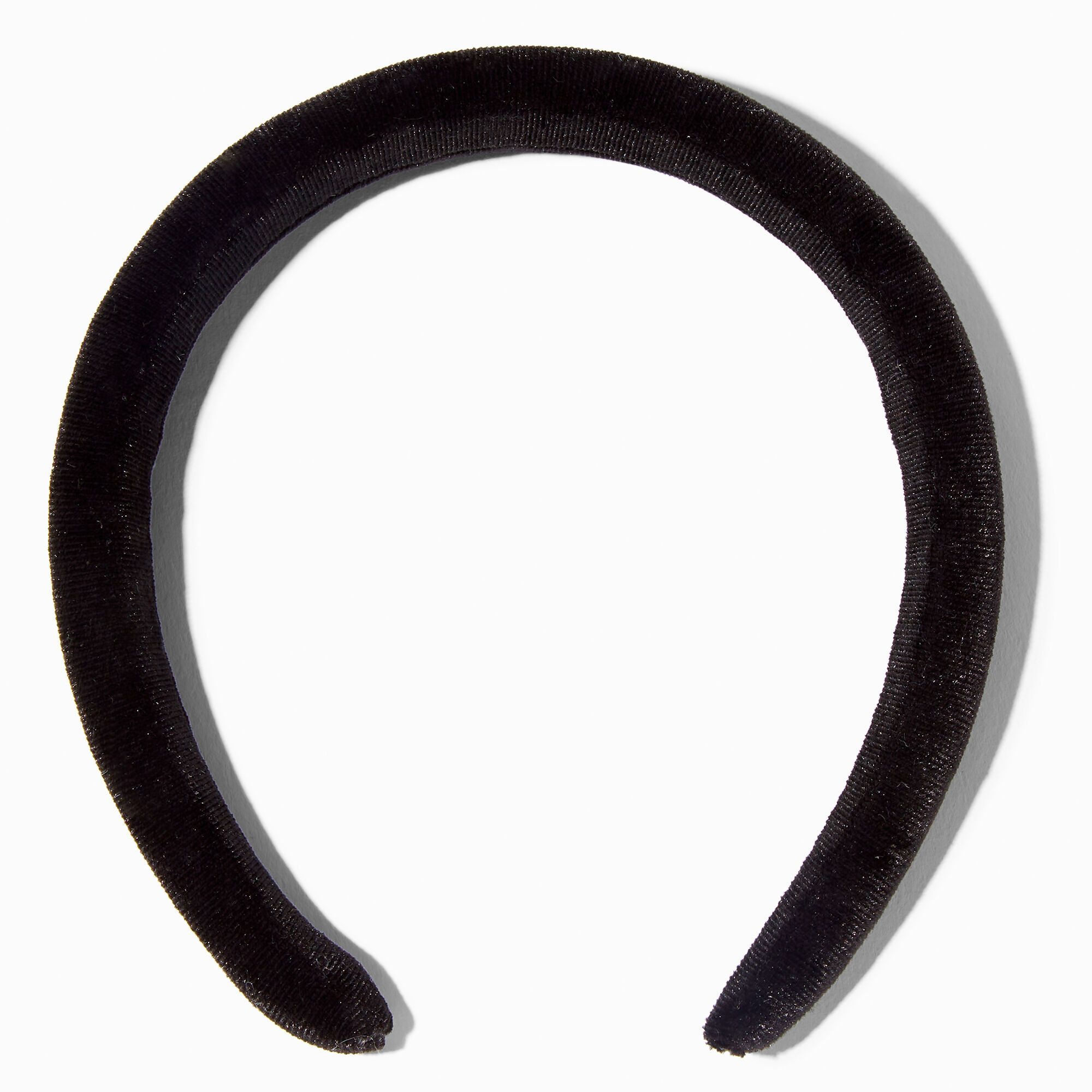 Black Velvet Puffy Headband | Claire's (US)