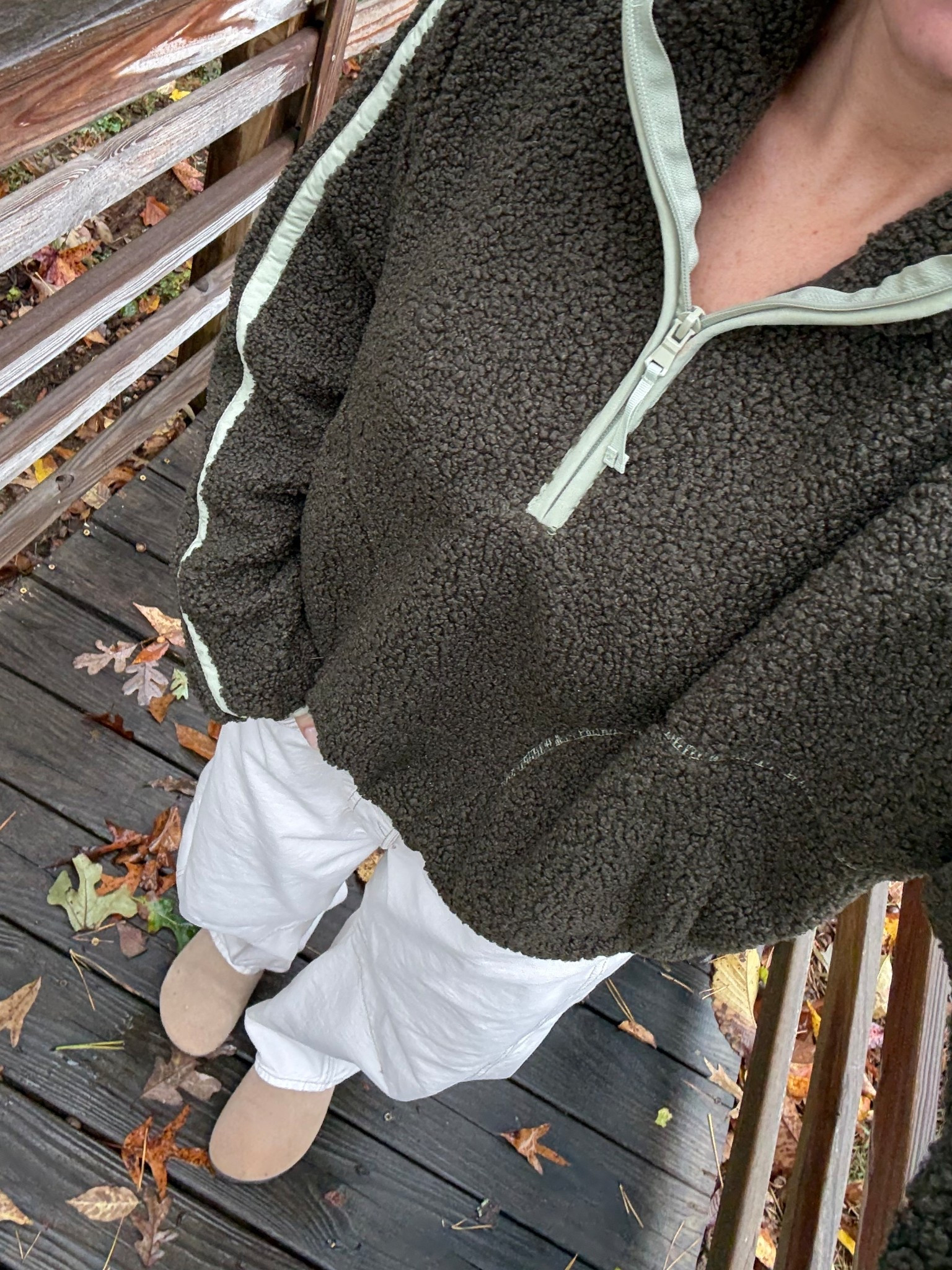 Fall outfit inspo | Fall trends | Fleece pullover 
wearing size small!

#LTKSeasonal #LTKSaleAlert #LTKStyleTip