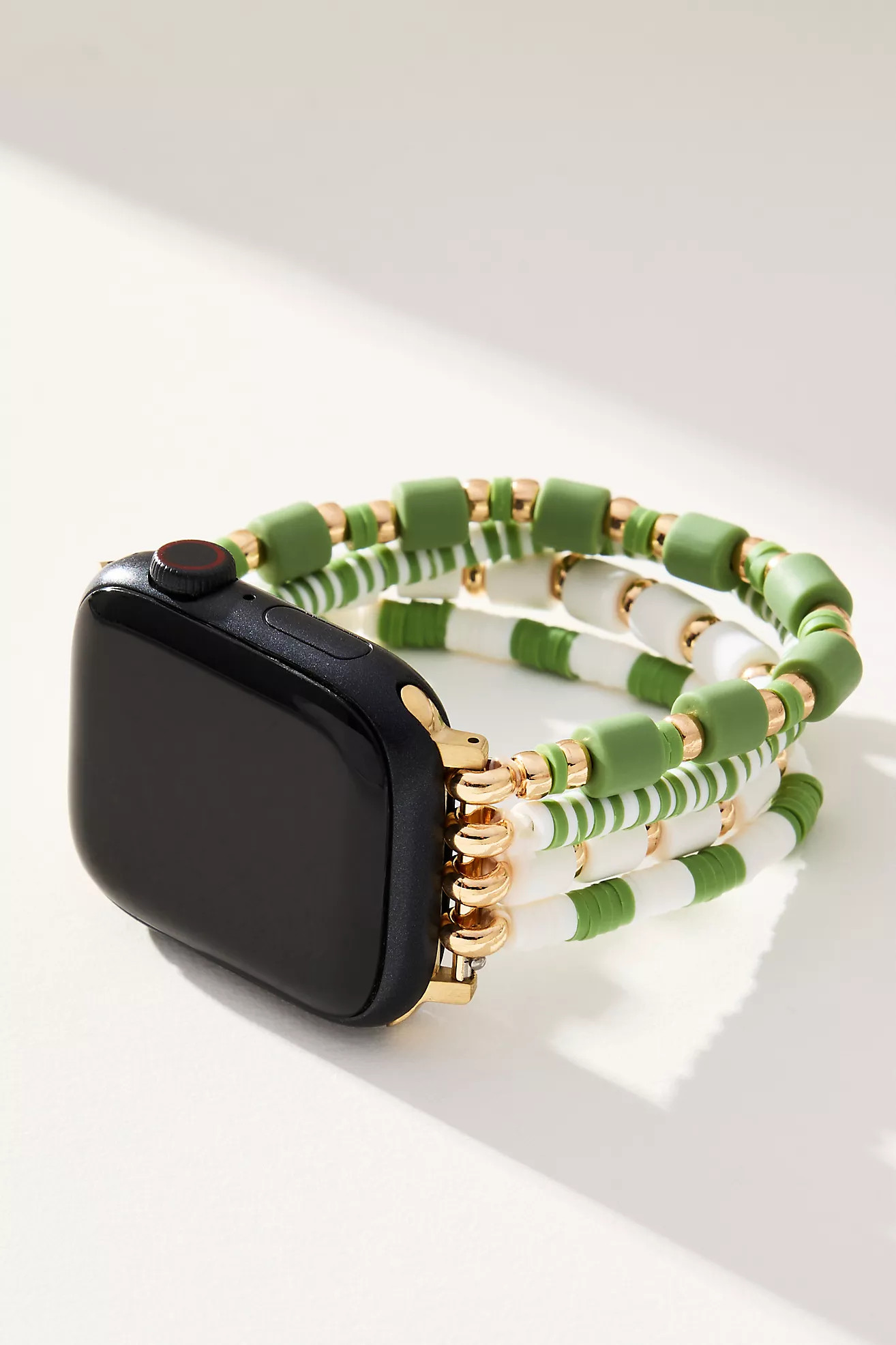 Posh Tech Emily Elastic Beaded Apple Watch Band | Anthropologie (US)
