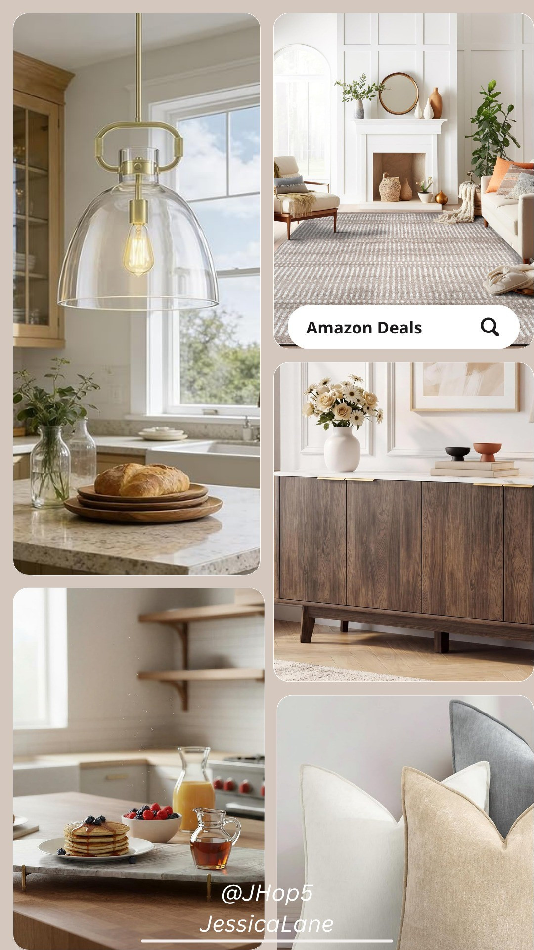 Elevate your space with these stunning Amazon home finds, all featured on today's daily deals. From chic pendant lighting to cozy neutral textures, these pieces bring a seamless touch of warmth and sophistication to your interior.#AmazonHome #AmazonDeals #HomeDecor #NeutralAesthetic

#LTKSaleAlert #LTKHome #LTKSeasonal