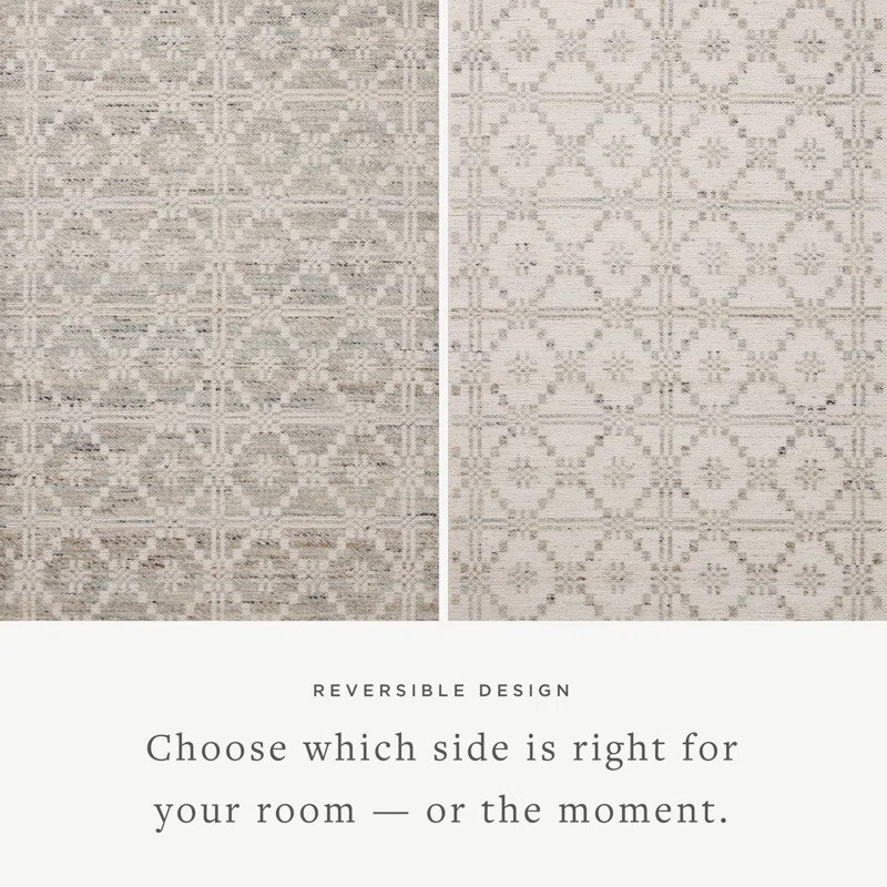 Angela Rose x Loloi Reversible Rivers Lagoon / Ivory Area Rug | Wayfair North America