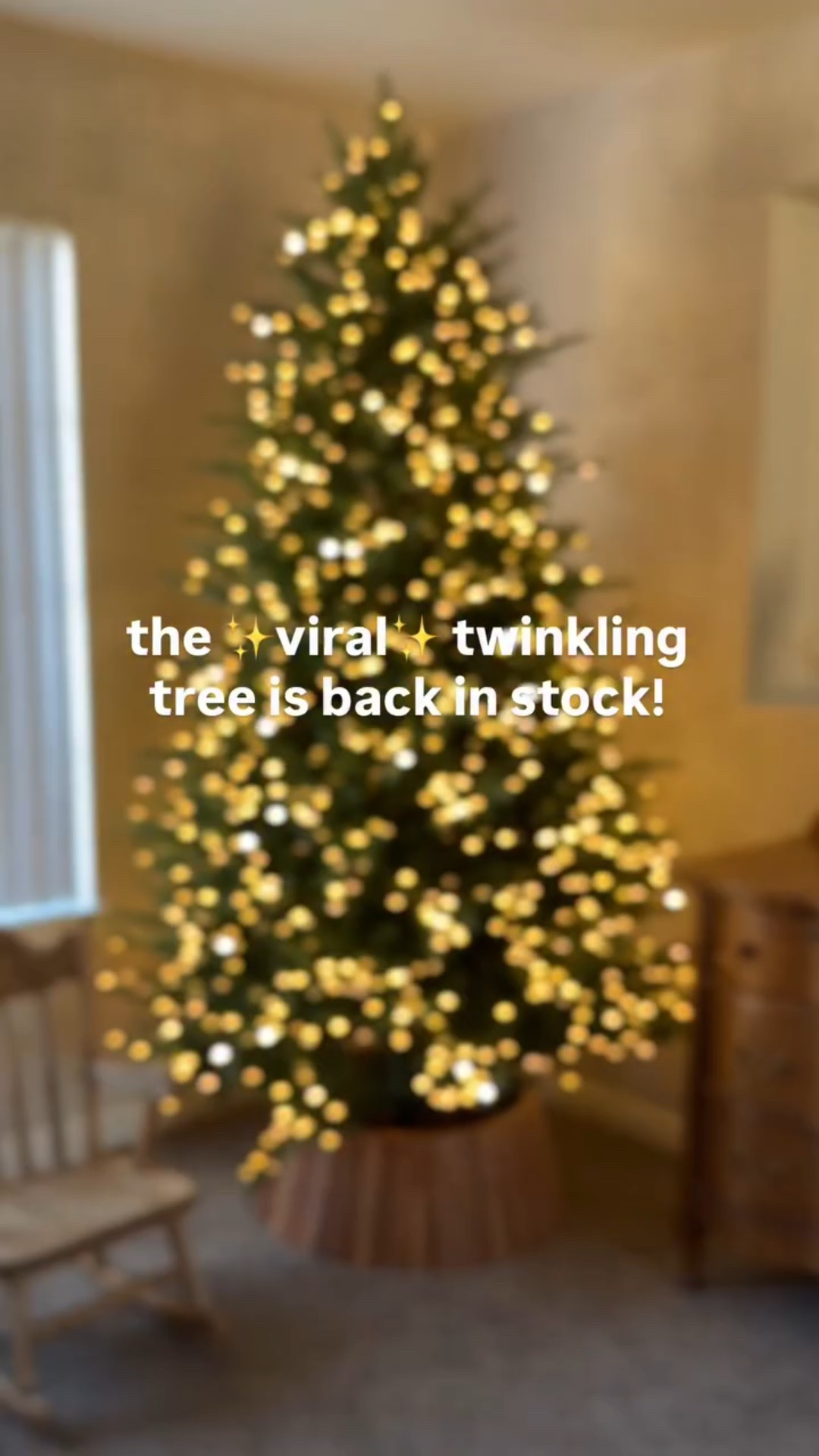 The viral twinkling tree is back in stock but not for long ✨ 

Don’t miss out this year! 🎄✨

Comment “tree” and I’ll send you the link 

🎄🎄🎄🎄🎄🎄


#LTKHome #LTKFamily #LTKSeasonal