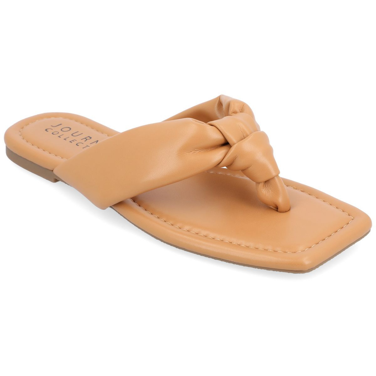 Journee Collection Womens Ares Tru Comfort Foam Light Puff Flip Flop Sandals | Target