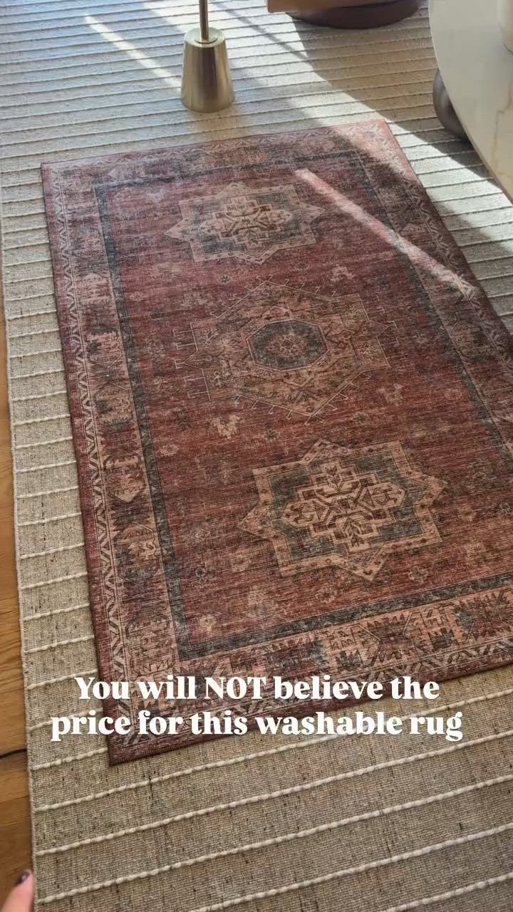 Such a great price for a washable rug!