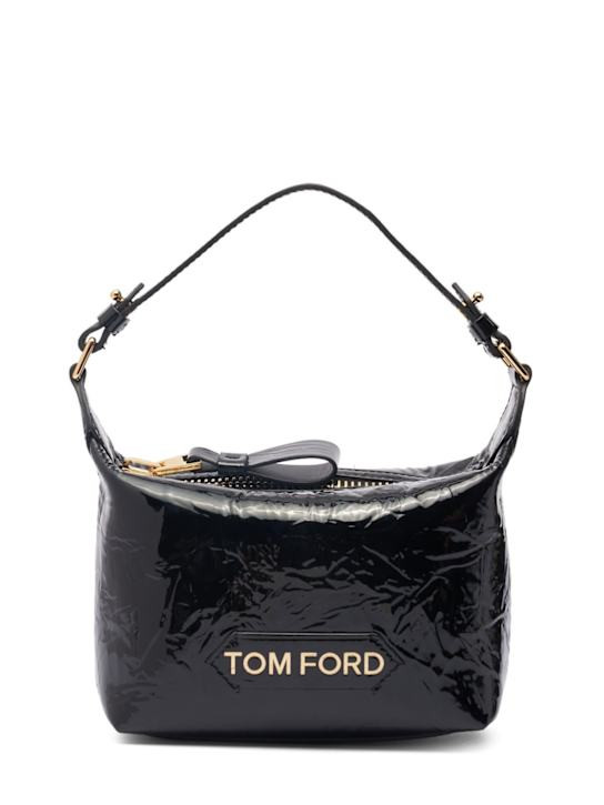 Small logo crinkled patent leather bag - Tom Ford - Women | Luisaviaroma | Luisaviaroma
