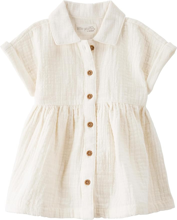 little planet by carter's Baby Girls' Dress Made with Organic Cotton | Amazon (US)