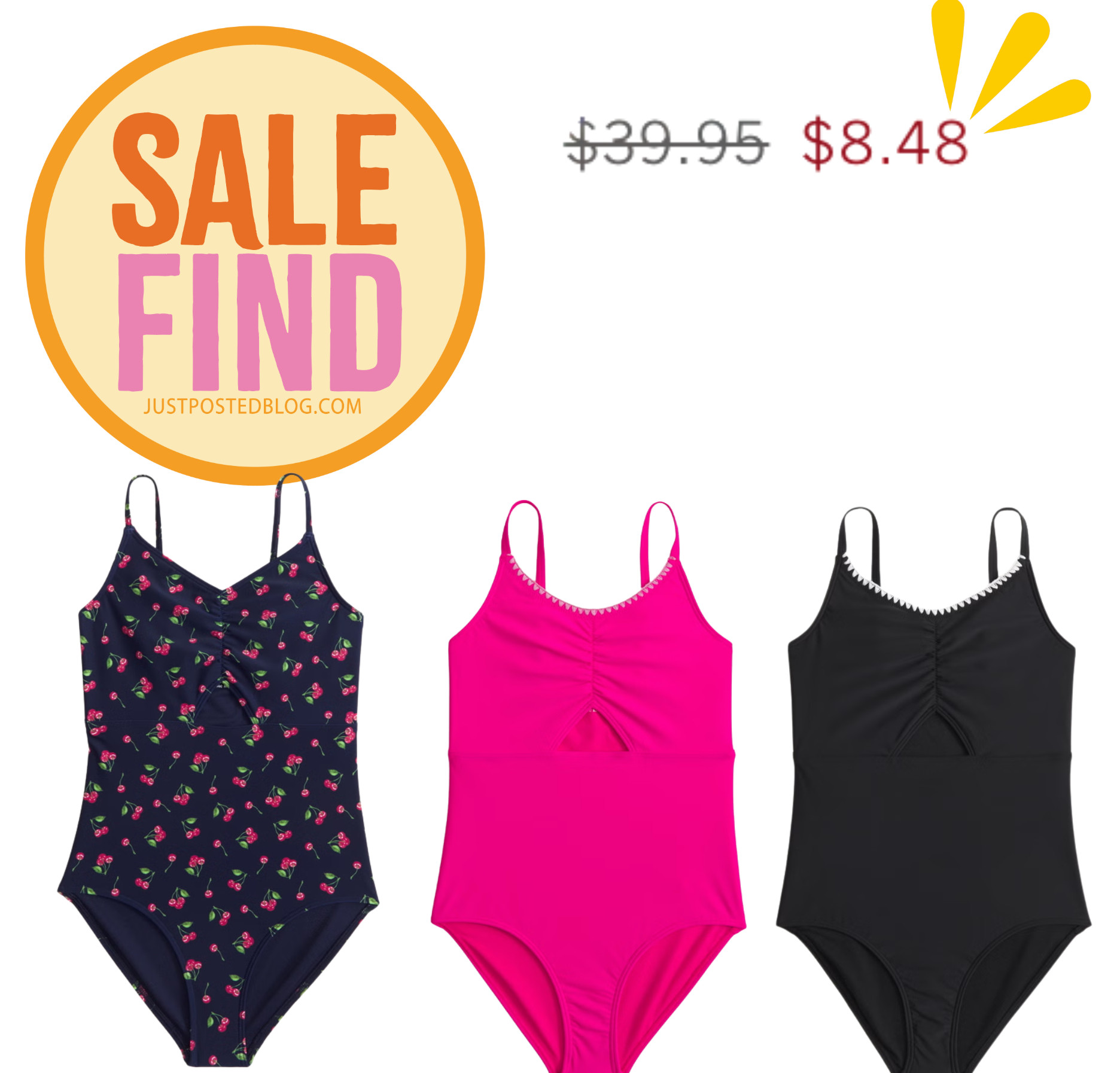 Lucy LOVES Abercrombie Kids's bathing suits, and these are on sale!!! Add them to your cart for the price to drop!  

 