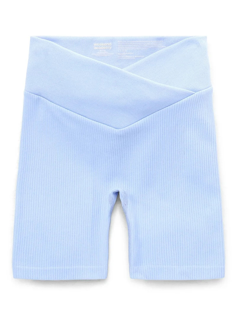 Weekend Academy Girls Seamless Biker Shorts, Sizes 4-18 | Walmart (US)