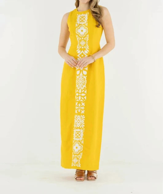 Hepburn Dress In Golden Hour | Shop Simon