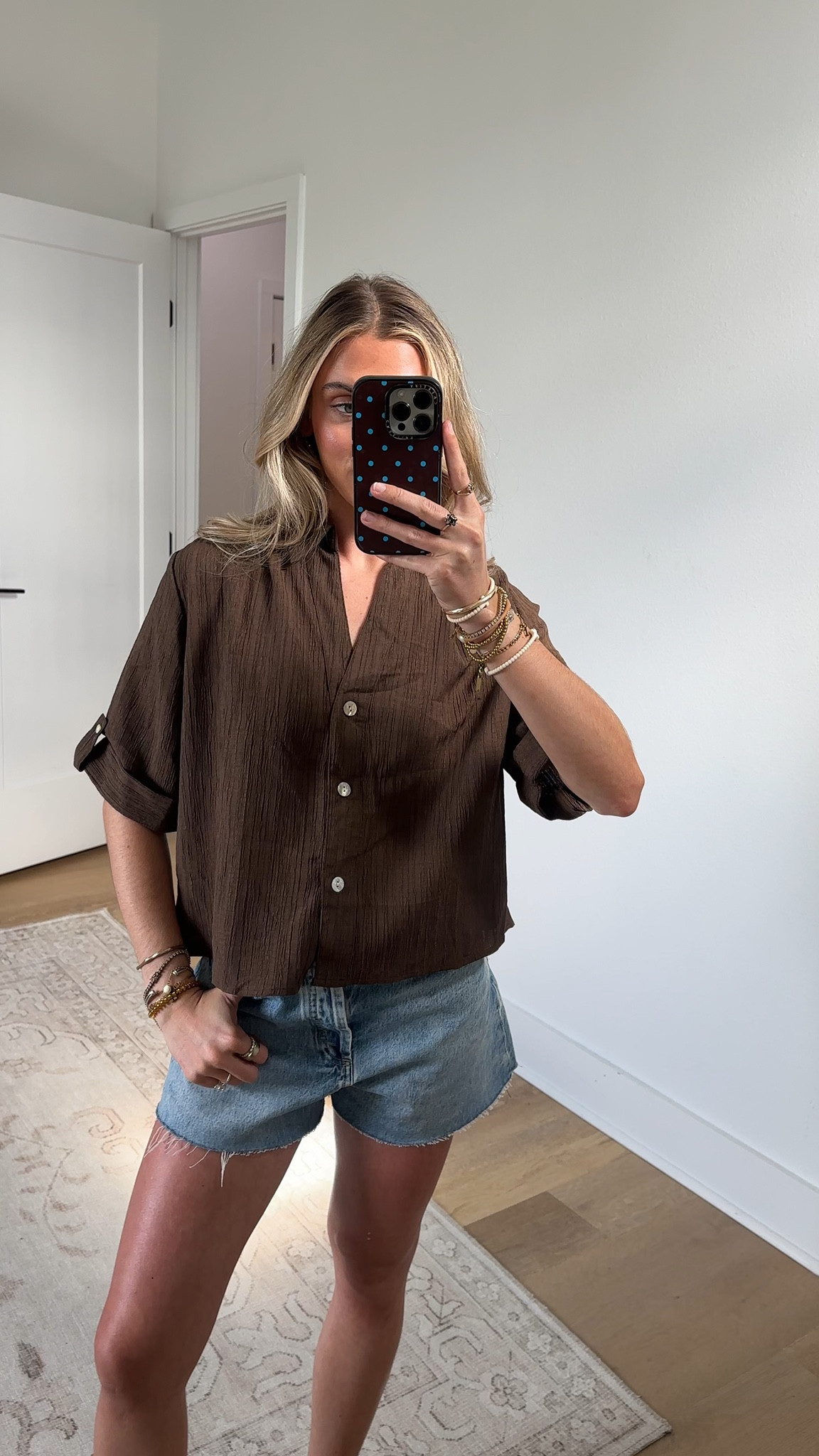 Amazon size small Chevara Women’s Button Down Linen Shirt Short Sleeve Lapel Collar Vacation Blouse Shirts

#LTKootd #LTKWorkwear #LTKSaleAlert