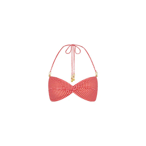 Twist Front Crop Top - Strawberry Siesta | Kulani Kinis US