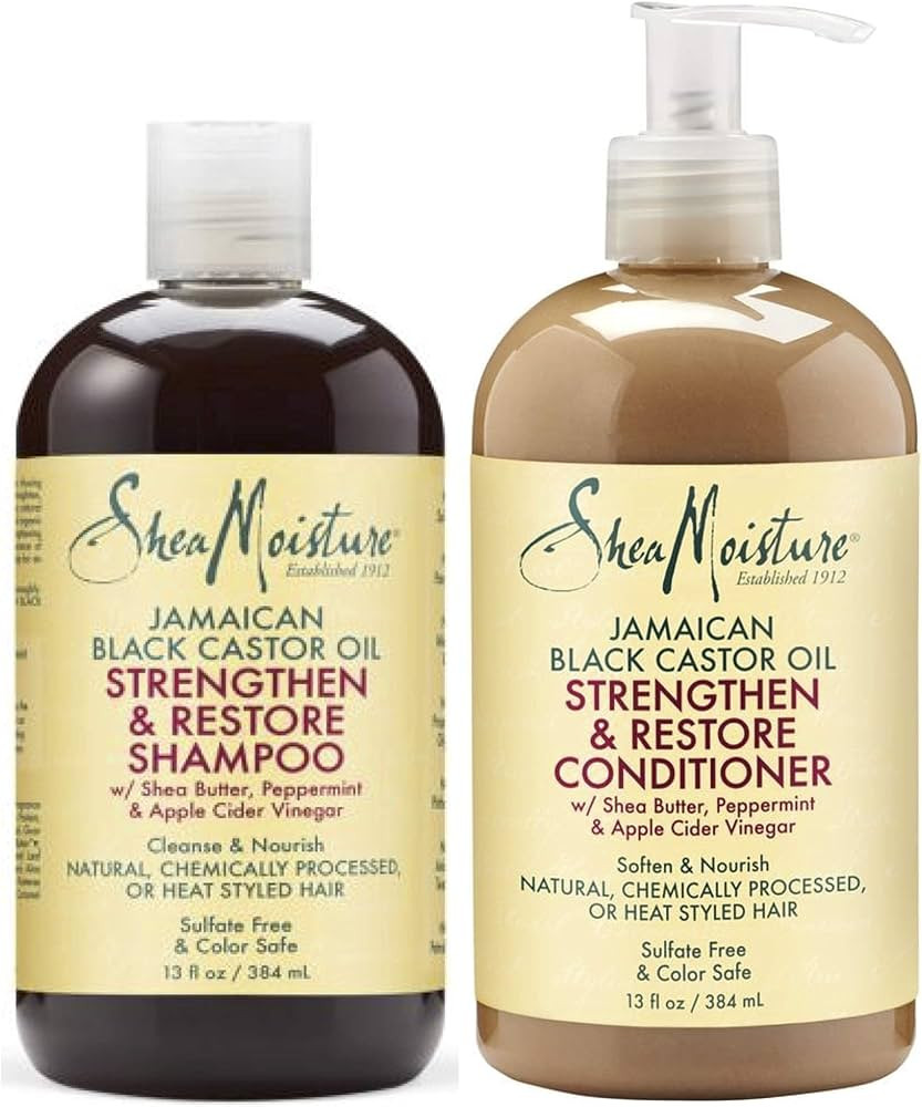 Shea Moisture - Jamaican Black Castor Oil Shampoo & Conditioner Set | Amazon (UK)
