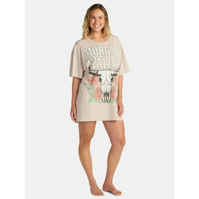 Morgan Wallen Women's Oversized Sleep Shirt, Sizes XS-XXXL | Walmart (US)