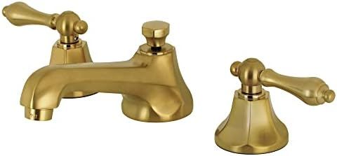 Kingston Brass KS4467AL 8 in. Widespread Bathroom Faucet, Brushed Brass | Amazon (US)