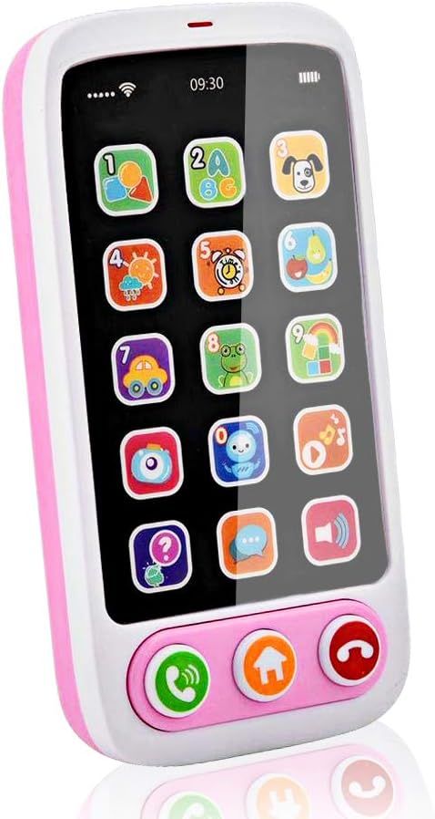 Byserten Baby Phone, Baby Cell Phone Toy with Lights & Music, 12 Months Early Learning Educationa... | Amazon (US)