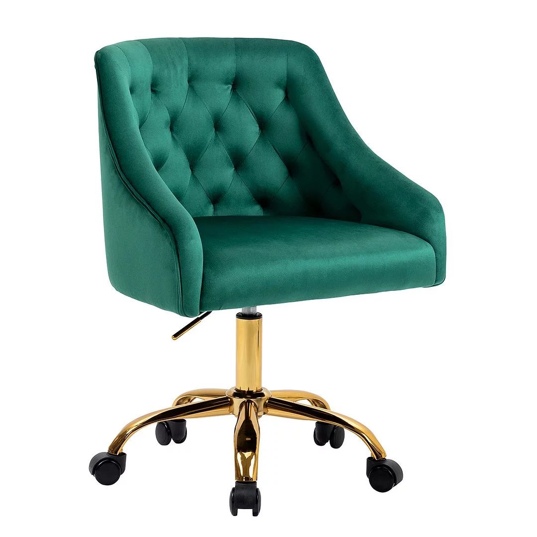 Modern Accent Velvet Chair for Room Bedroom Living Room Home Office Leisure, Green | Walmart (US)