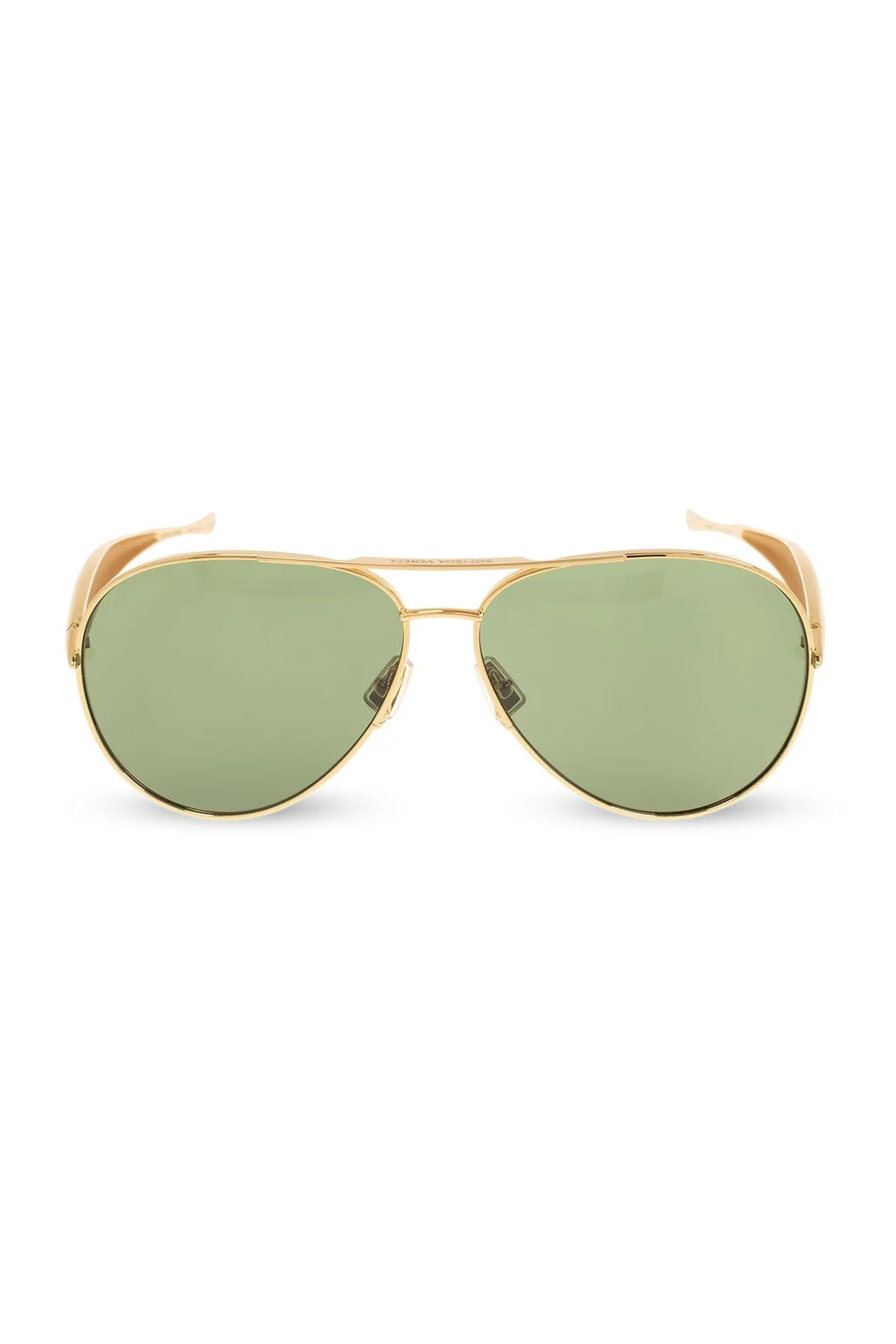 Bottega Veneta Eyewear Aviator Frame Sunglasses | Cettire Global