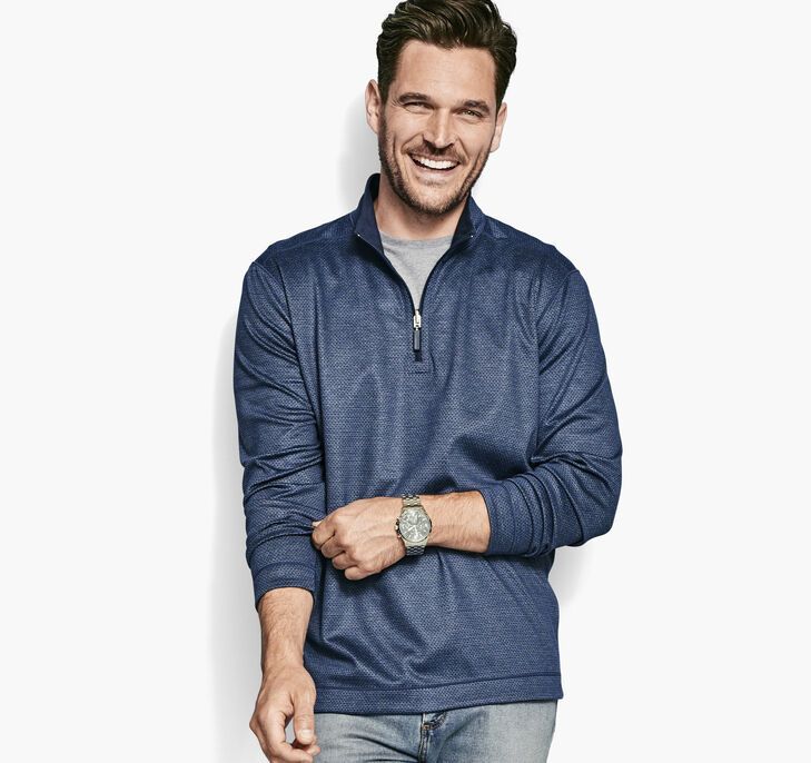 XC4® Reversible Quarter-Zip | Johnston & Murphy