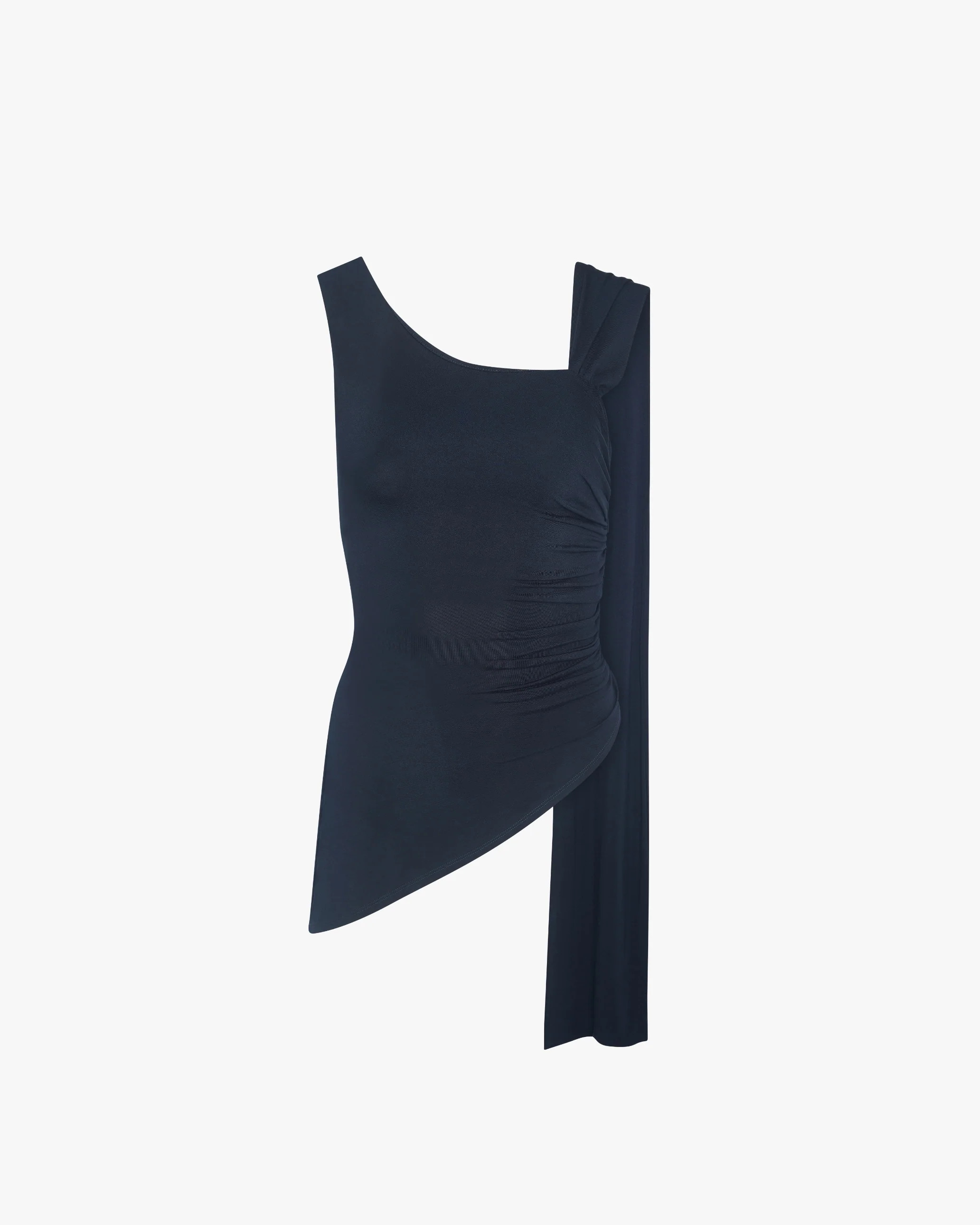 One Shoulder Draped Top | We Wore What