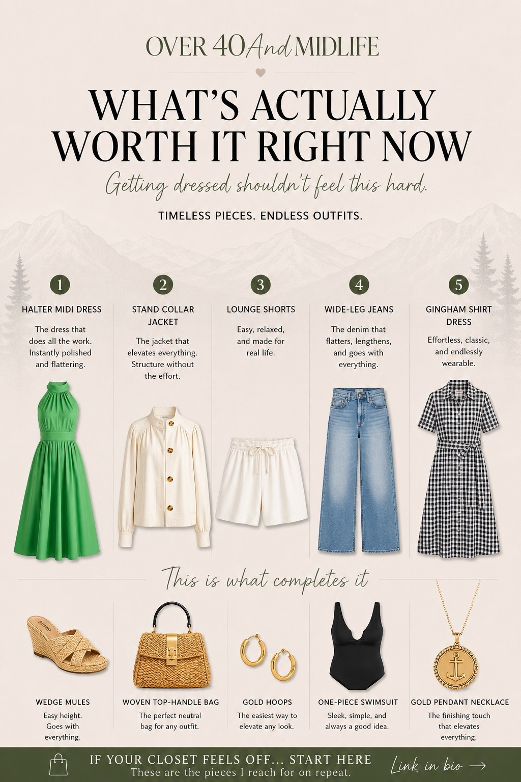 ✨Tap the bell, save and ❤️ for over 40 fashion, midlife style, midsize fashion and luxury looks for less. 

That’s why these pieces are actually worth it. They follow Outfit Physics.

✔️ Structure creates shape without squeezing  
✔️ Balanced proportions instantly make outfits feel more polished  
✔️ Fabrics skim instead of cling  
✔️ Every piece works with multiple outfits  
✔️ Getting dressed feels easier again

When the outfit works, you stop blaming your body and start feeling confident in your clothes.

👑"Helping you look good, feel good!" - Lindsey Denver

#LTKMidsize #LTKOver40