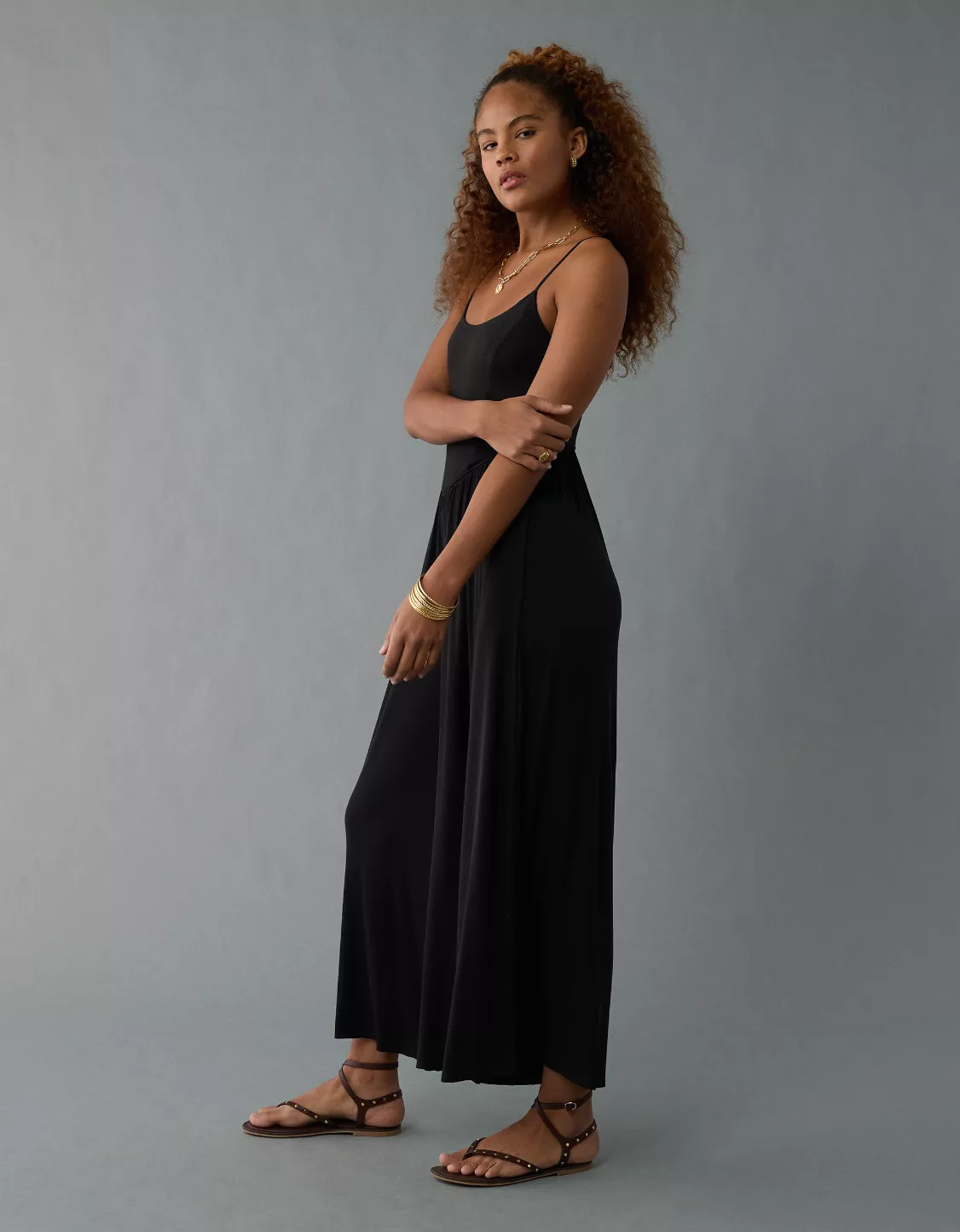 AE Soft and Sexy Wide-Leg Jumpsuit | American Eagle Outfitters (US & CA)