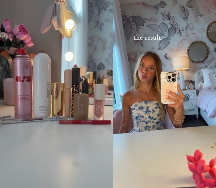 These are the products I’ve been reaching for nonstop lately:

💗 ONE/SIZE On ’Til Dawn Setting Spray – locks everything in all day
🤍 Rhode Glazing Mist – for the perfect hydrated, glowy base
🤎 Merit Bronze Balm – adds the prettiest natural warmth
✨ Rare Beauty Concealer – lightweight with amazing coverage
🖤 Tarte Maneater Mascara – for long, lifted lashes
🤎 Rhode Pocket Blush – the perfect healthy flush
🎀 Summer Fridays Lip Butter Balm – soft, glossy, hydrated lips
✏️ Benefit Precisely, My Brow Pencil – my go-to for natural brows
💄 ONE/SIZE Lip Liner – the finishing touch for the perfect lip

The products that never let me down for an effortless, glowy everyday look.

#LTKgrwm #LTKselfcare #LTKU