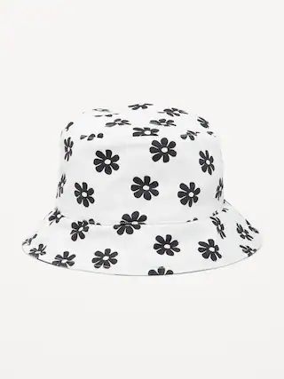 Printed Twill Bucket Hat for Girls | Old Navy (US)