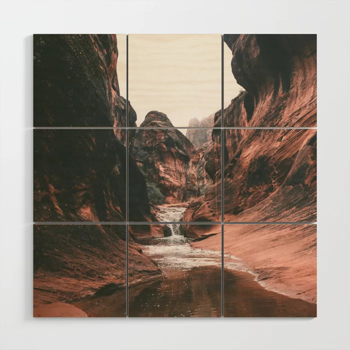 Utah  Wood Wall Art | Society6