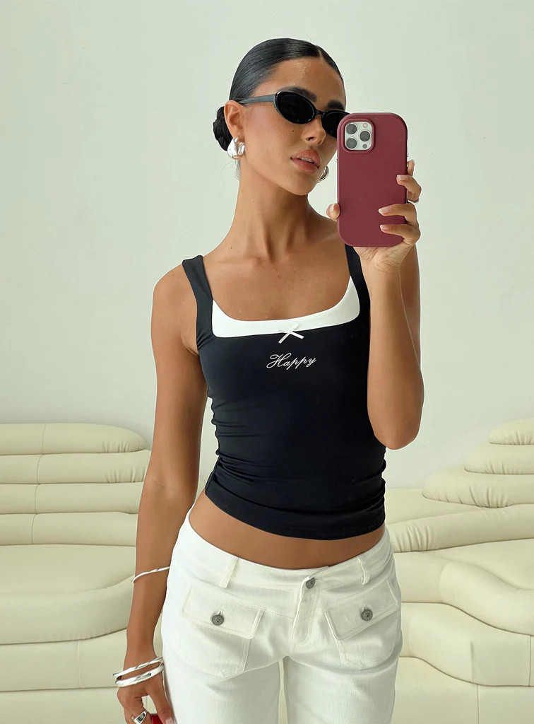 All My Life Top Black | Princess Polly US