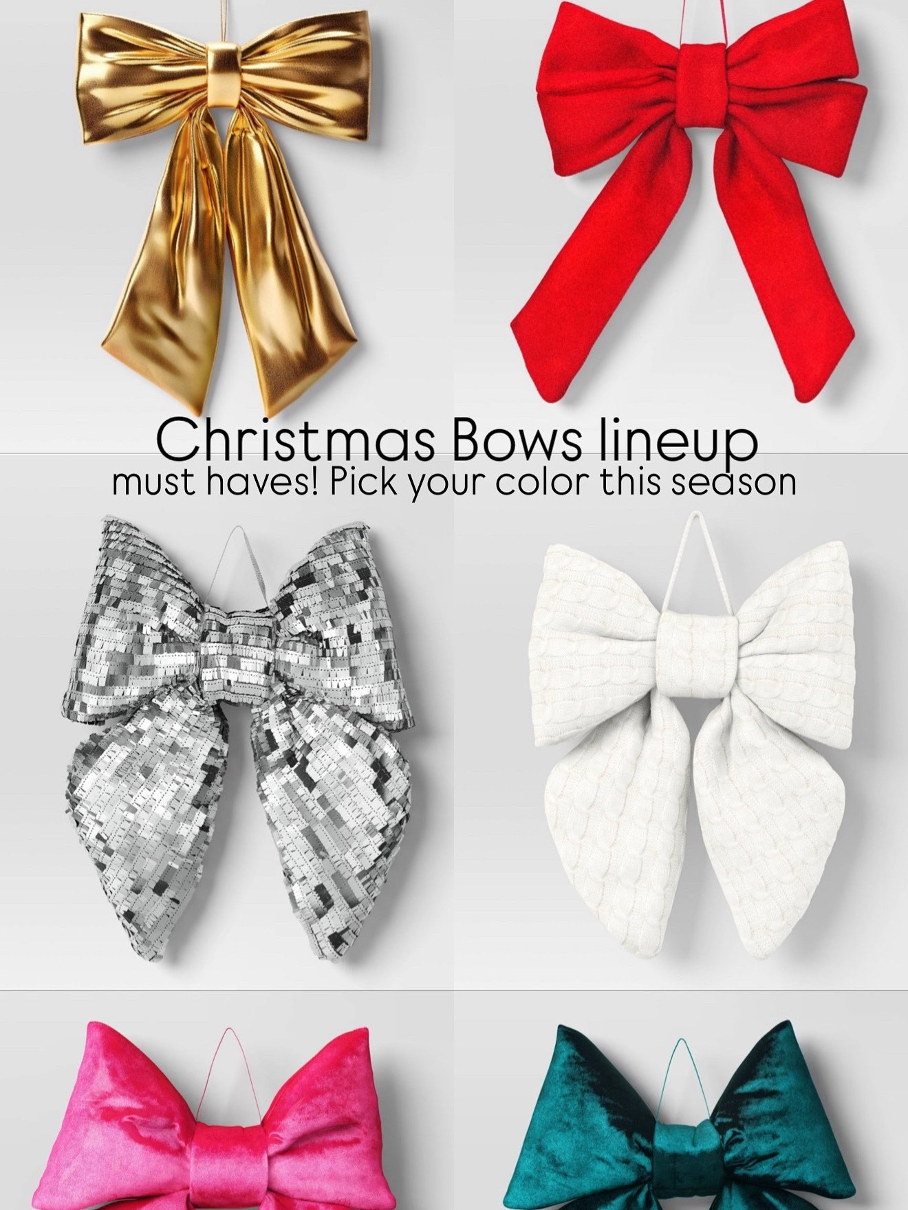 So many new bows this season 🎀 

#LTKSeasonal #LTKHome #LTKSaleAlert