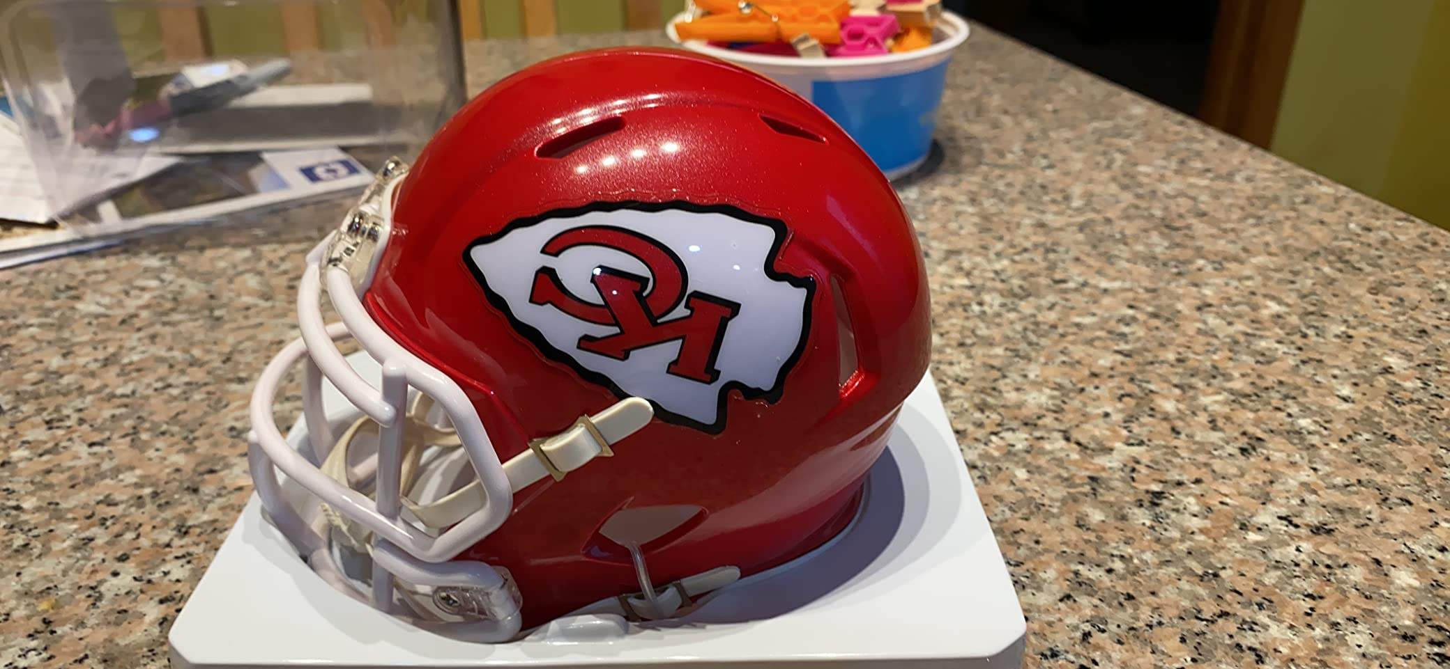 Riddell unisex adult Revolution Riddell NFL Kansas City Chiefs Speed Mini Helmet, Team Color, One... | Amazon (US)