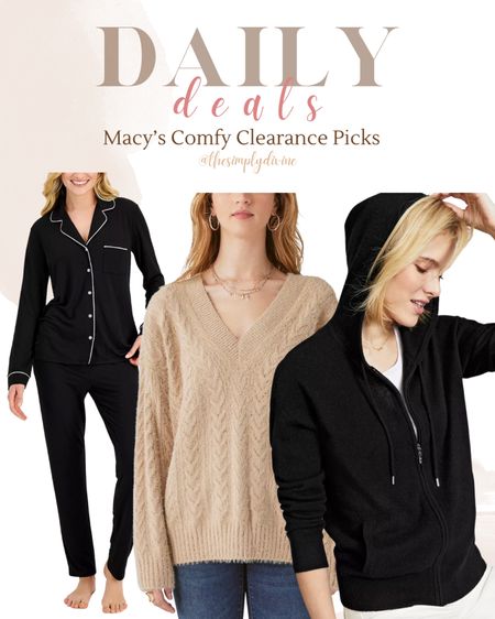 Macy’s comfy clearance picks!! 

| Macy’s | sale | clearance | lounge set | pajama set | 

#LTKsalealert #LTKFind #LTKstyletip