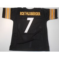 Unsigned Custom Sewn Stitched Ben Roethlisberger Black Jersey - M, L, Xl, 2Xl | Etsy (US)