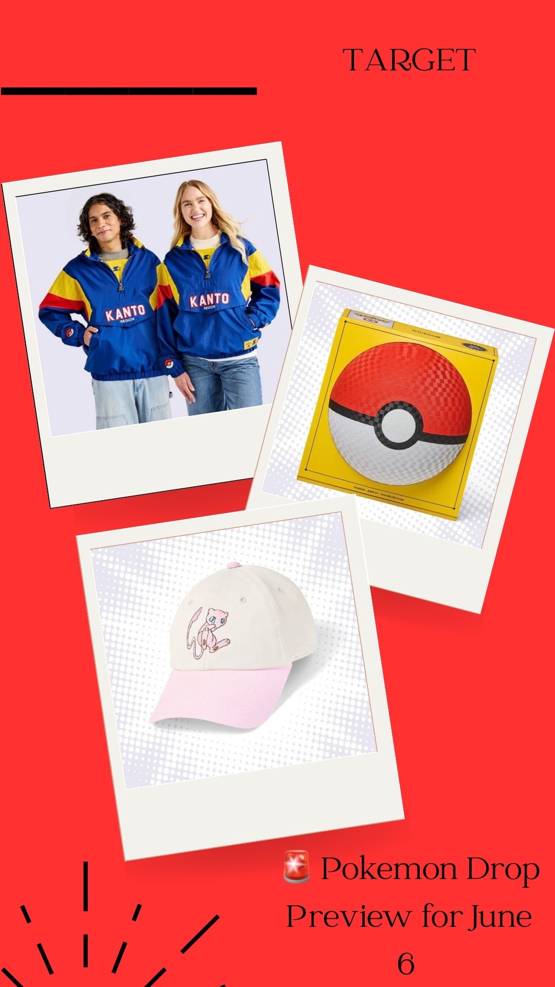 🚨 Set your alarms!! 🚨
The next Pokémon drop is coming 👀✨ Here’s a sneak peek of what’s hitting stores + online 6/6, with some online exclusives dropping 6/7 ⚡️ Don’t walk… RUN only at @Target 🏃‍♀️💨 #PokemonDrop

#LTKmomlife