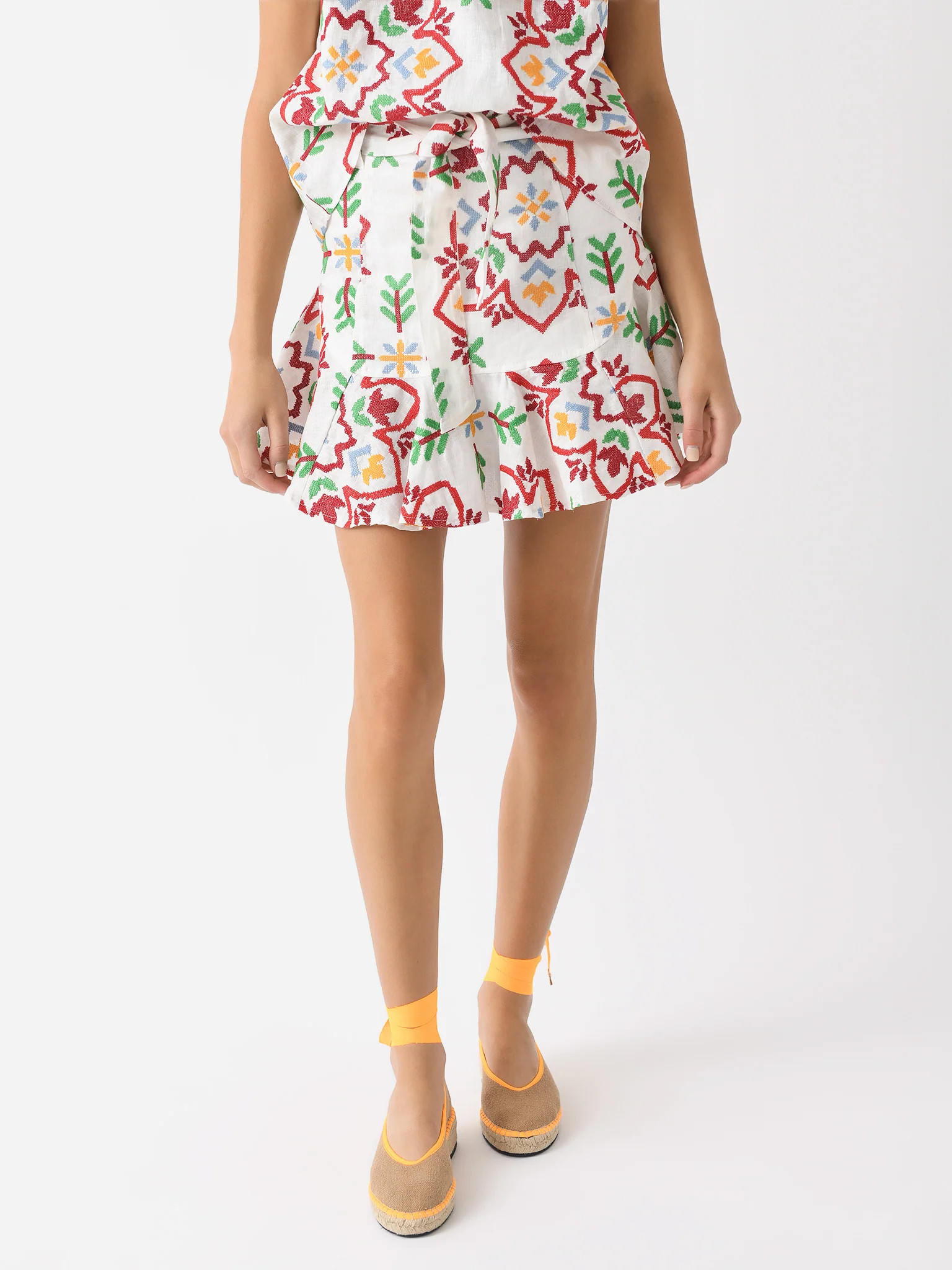 NEVER A WALLFLOWER
                      
                     Women's Prairie Mini Skirt | Saint Bernard