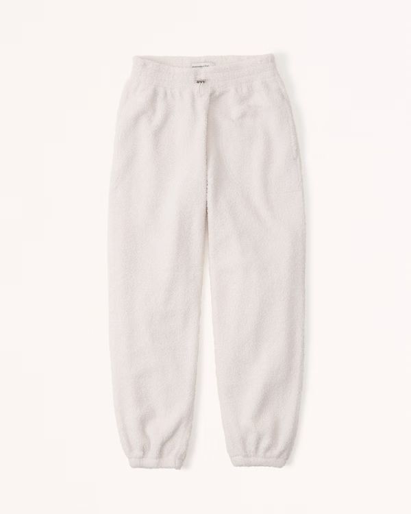 Women's Sherpa Sunday Sweatpants | Women's Bottoms | Abercrombie.com | Abercrombie & Fitch (US)