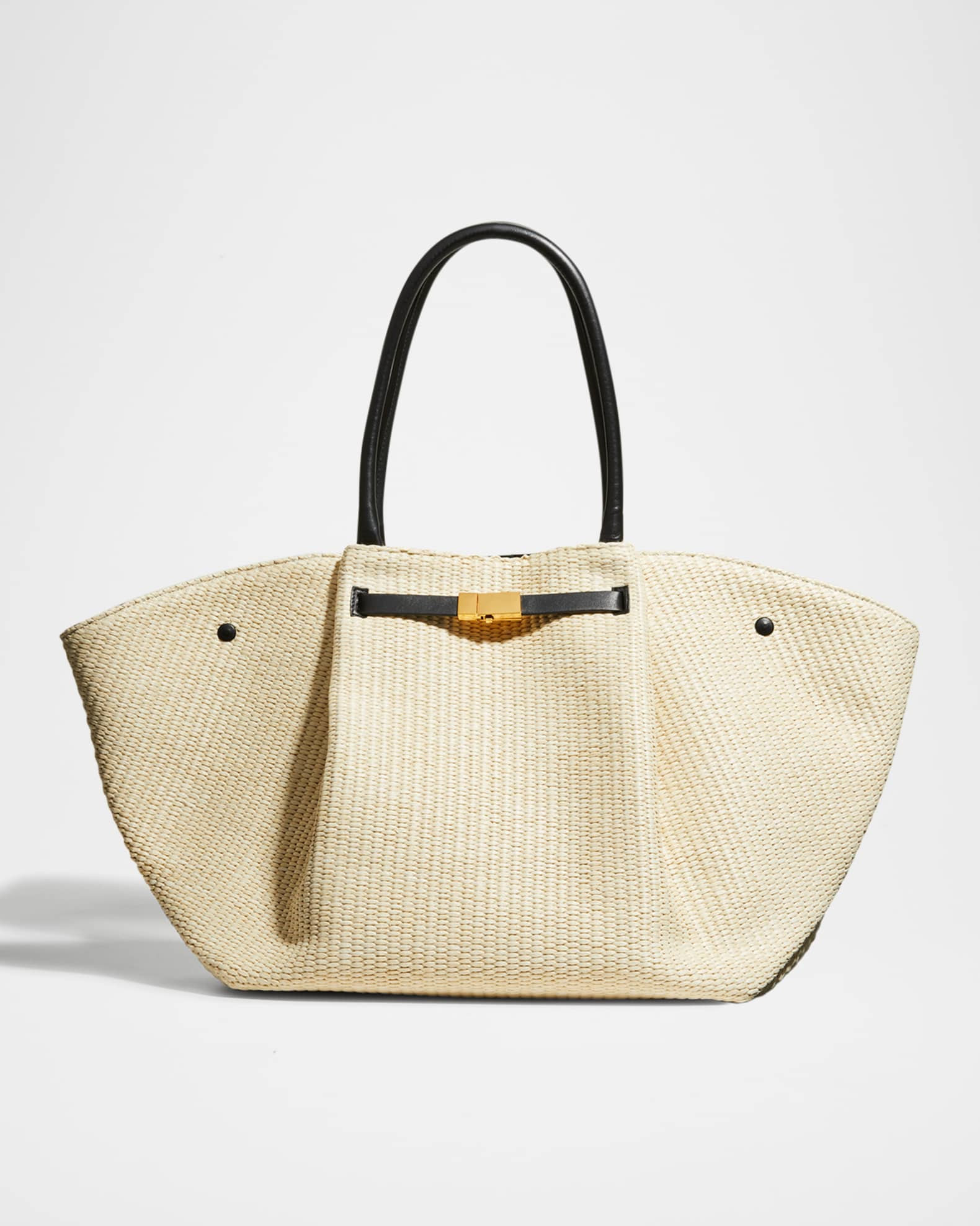 New York Calf Leather Tote Bag | Neiman Marcus