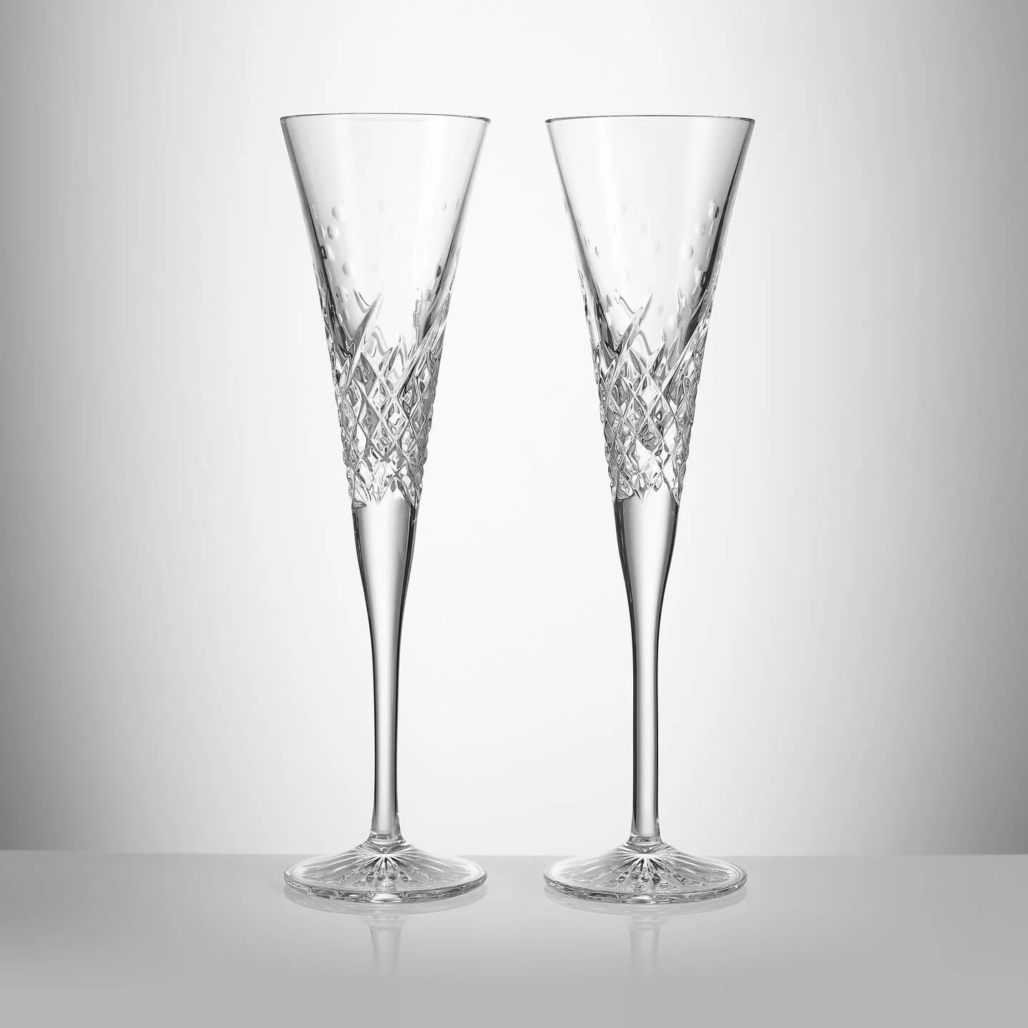 Wishes Happy Celebrations Toasting Flute, Pair | Waterford | Waterford