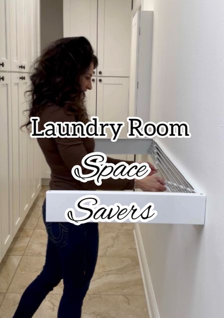 These Laundry Room space saving solutions are not only aesthetically pleasing, but the perfect solution for maximizing small spaces! Full video details on IG and TT @bethanyscasa

#LTKhome #LTKsalealert #LTKfamily