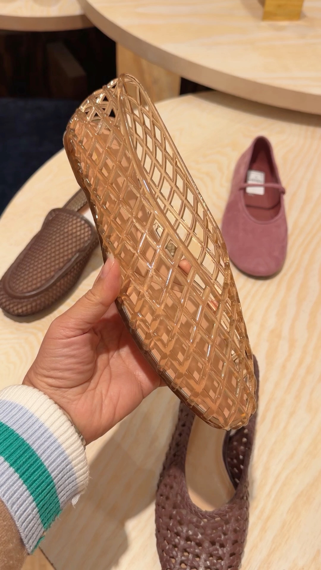 Popped into Anthropologie the other day and they have such a great collection of shoes for spring! Love these jelly flats in this mocha color but they’re also available in 3 other colors too. So many other cool shoe styles that will be great for spring and summer outfits, spring break outfits, vacation outfits and resort wear 2026. Linked lots of styles that caught my eye below! 

#LTKSeasonal #LTKTravel #LTKOver40