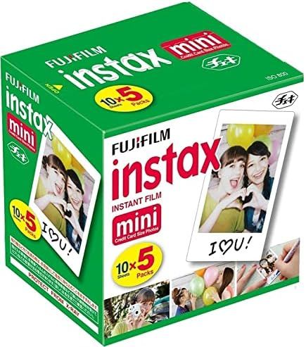 Fujifilm Instax Mini Instant Film, 10 Sheets×5 Pack(Total 50 Shoots) | Amazon (US)