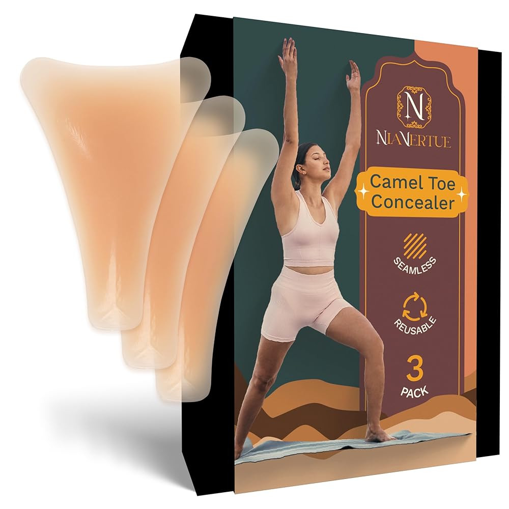 Camel Toe Concealer | Seamless Camel Toe Hider, Anti Camel Toe Cover Silicone Insert, No Camel To... | Amazon (US)