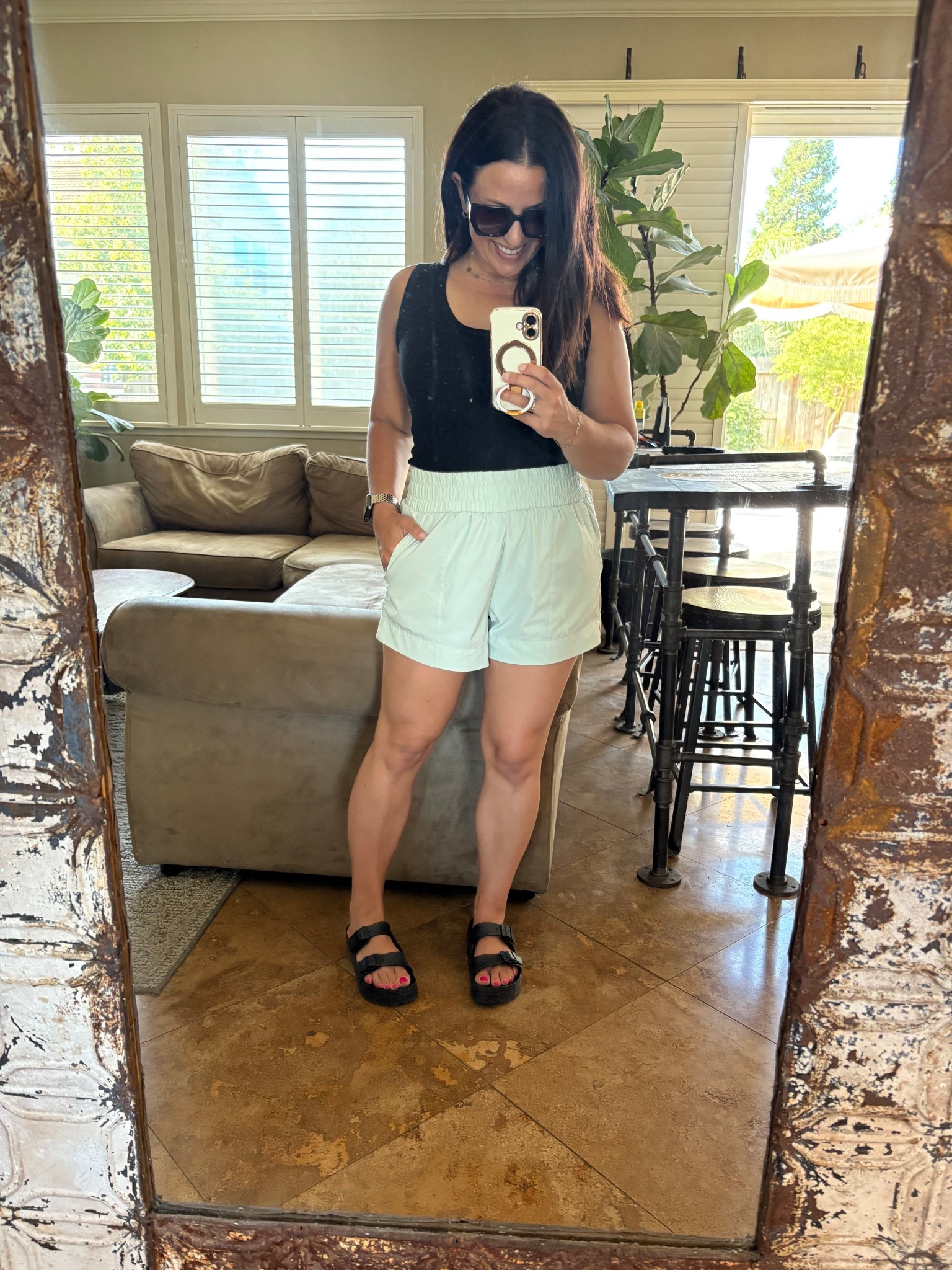 Ready to lounge and relax after a busy day of home improvement projects in the backyard. 

#LTKSummerEdit #LTKOver40 #LTKActive