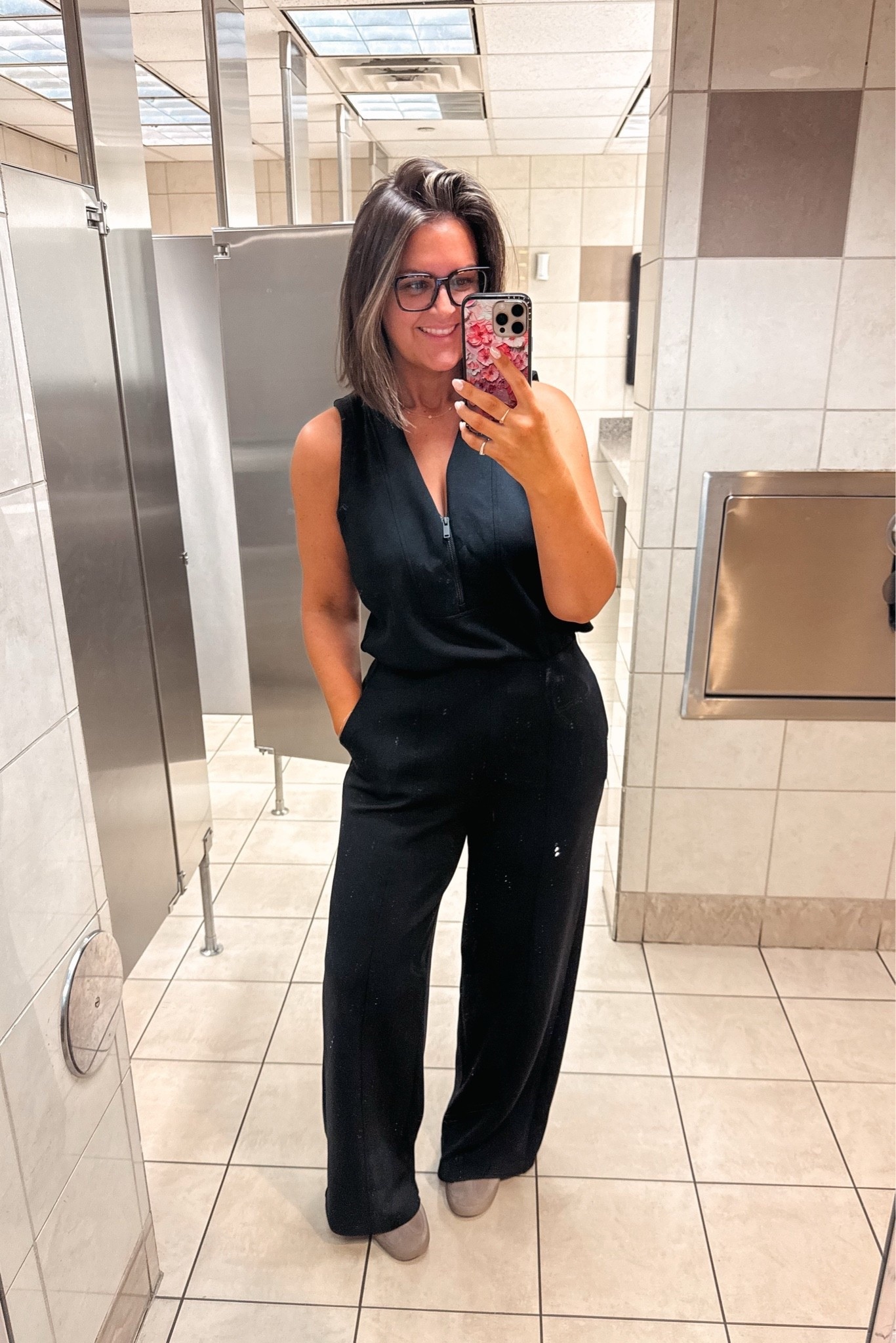 I standby these jumpsuits for travel - 10/10 for quality and comfort. 
In a large
- code COURTNEYHXSPANX 

Also linked my glasses!

Size 12, travel outfit, casual style, athleisure, @Spanx

#LTKootd #LTKMidsize #LTKTravel